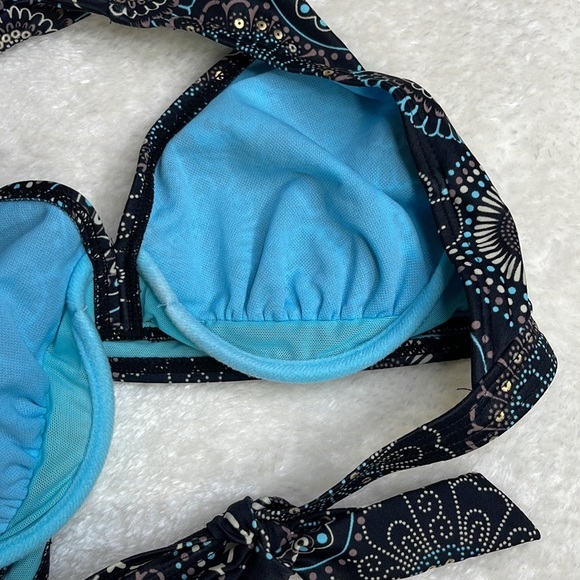 Athleta Triangle Top Bikini Top ties at Neck and Back Size 36C - Picture 4 of 4